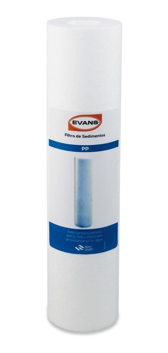Cartucho De Polipropileno Espumado 5micras, 2.5x10, EVANS (PP-10-5)