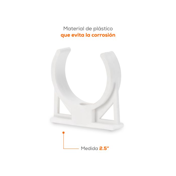 Abrazadera de Sujeción 2.5" para Filtros en Línea EVANS (CL-05)