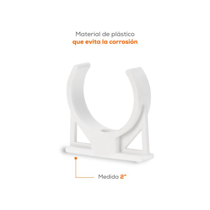 Abrazadera de Sujeción 2" para Filtros en Línea EVANS (CL-06)
