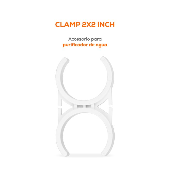 Abrazadera de Sujeción 2" x 2" para Filtros en Línea EVANS (CL-07)