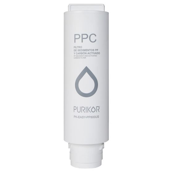 Filtro de sedimentos y carbón activado – PURIKOR (PK-EASY-PP800US)