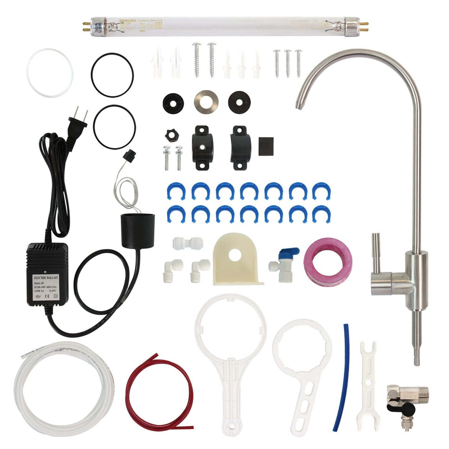 Purificador PURIKOR 6 Etapas con Ósmosis Inversa, UV y Flujo Intermedio (PKRO200-6UVPM)