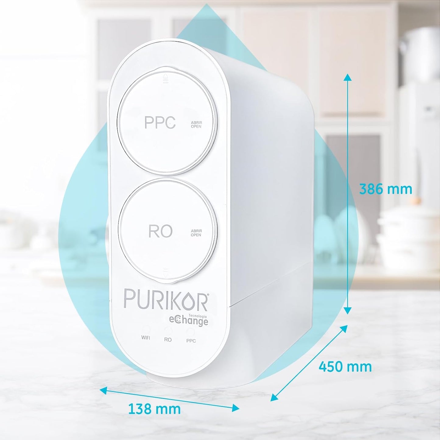 eChange PURIKOR - 3 etapas / 4 gpd (PK-EASY-400US)