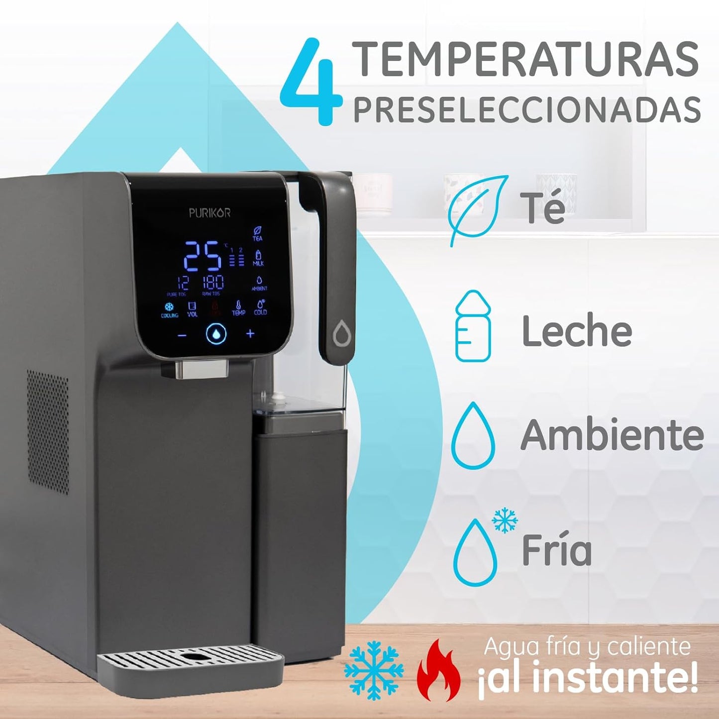 eChange PURIKOR - 4 etapas / 100 gpd (PK-EASY-100CT)