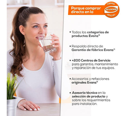 Tanque De Almacenamiento Para Purificadores De 11gal - EVANS (TANQOI-11.0)