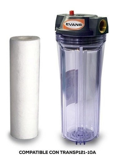 Cartucho De Polipropileno Espumado 10micras Evans 2.5x10 - EVANS (PP-10)