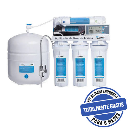 Purificador Rotoplas 5 Etapas con Ósmosis Inversa para uso doméstico (300100)