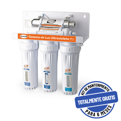 Purificador De Agua EVANS (WP-1) Con luz UV, 5 Etapas