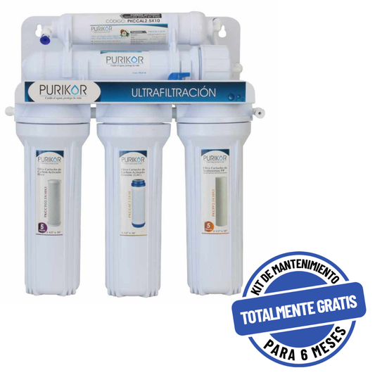 Purificador PURIKOR 5 Etapas con Ultrafiltración POU, 5 Micras (PKUF-5)