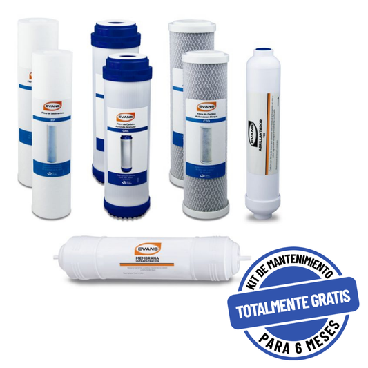 Kit de Mantenimiento para Purificador WP-2 EVANS (KIT-WP-2)
