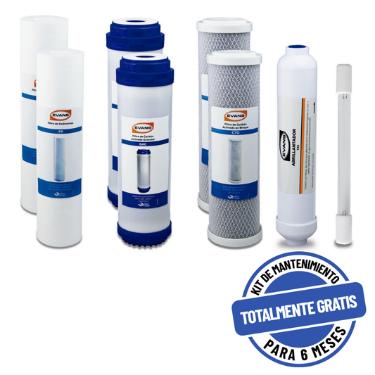Kit De Consumibles Para Purificador Wp-1  EVANS (KIT-WP-1)