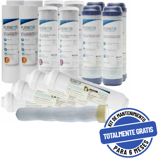 Kit PURIKOR Ultrafiltración - Mantenimiento 24M (KIT24-UF)