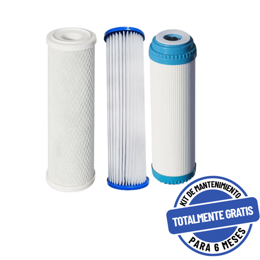 Kit de mantenimiento Rotoplas para Ósmosis inversa, 6 meses