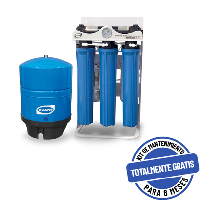 Purificador De Agua Con Ósmosis inversa 400 GALONES - EVANS (RO-400G-D02)
