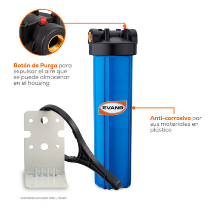 Portacartucho Big Blue (BLUE124-20BR) - EVANS