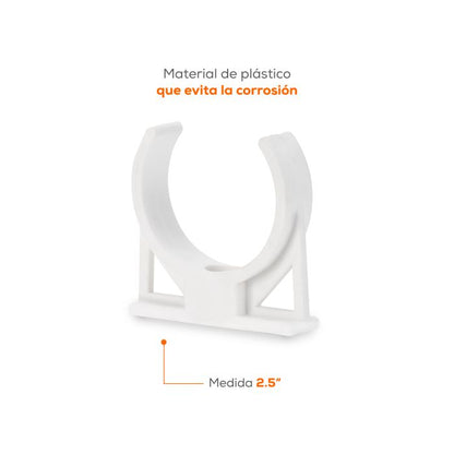 Abrazadera de Sujeción 2.5" para Filtros en Línea EVANS (CL-05)