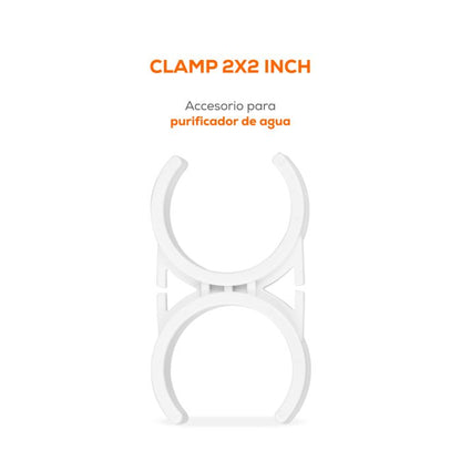 Abrazadera de Sujeción 2" x 2" para Filtros en Línea EVANS (CL-07)