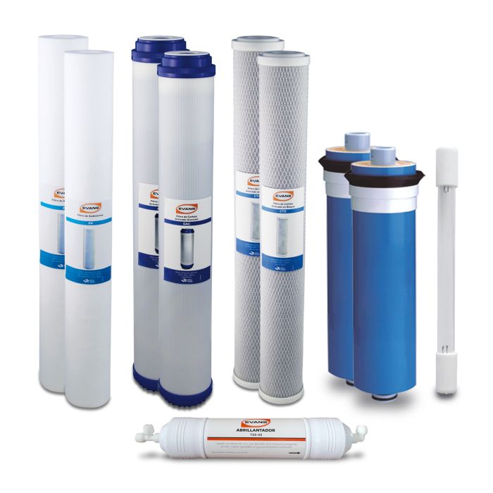 Kit de Mantenimiento para Purificador RO-1200GD02 - EVANS (KIT-RO-1200GD02) - 12 Meses