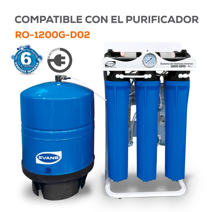 Kit de Mantenimiento para Purificador RO-1200GD02 - EVANS (KIT-RO-1200GD02) - 12 Meses