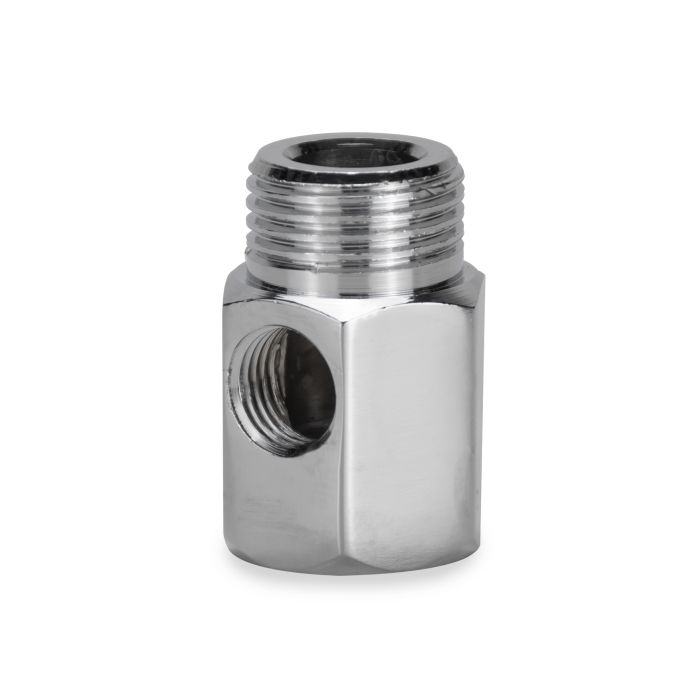 Adaptador de Latón Cromado 3/8" con Salida 1/4" EVANS (MF-02S)