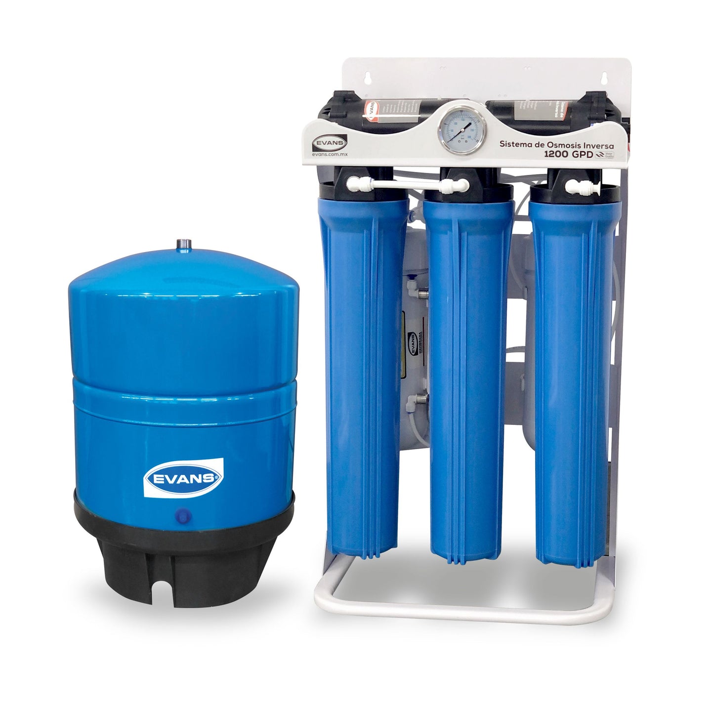 Purificador EVANS con Ósmosis Inversa, 1200 GAL, 6 Etapas (RO-1200G-D02)