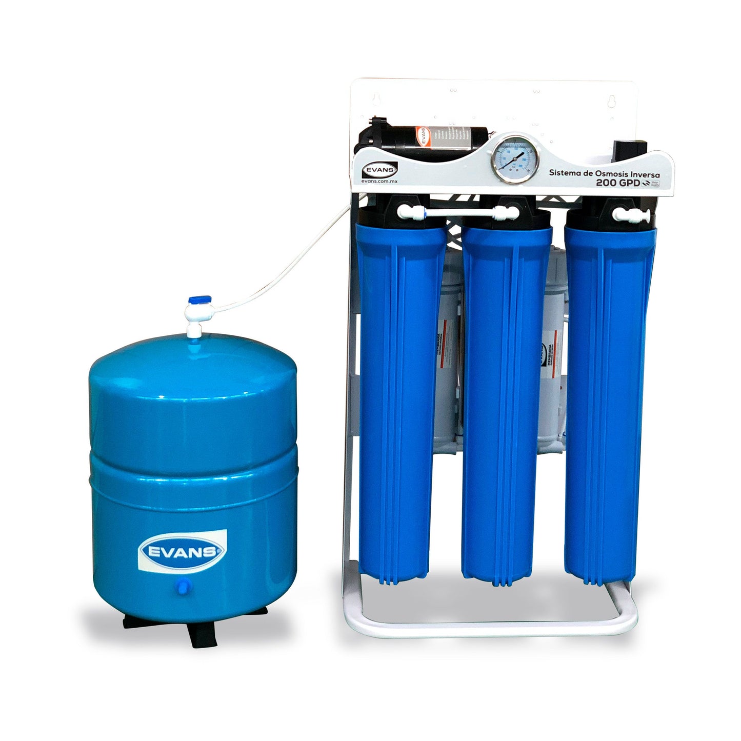 Purificador De Agua Con Ósmosis Inversa 200 GALONES - EVANS (RO-200G-D02)