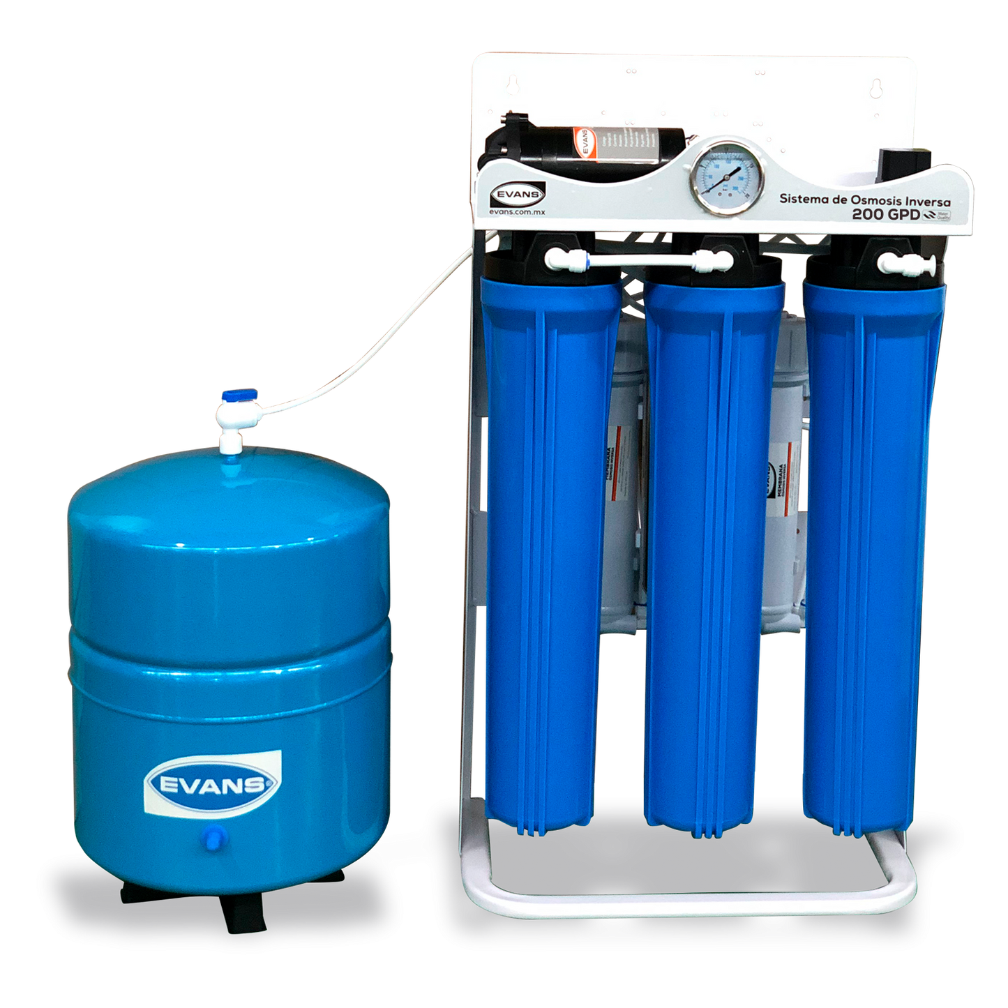 Purificador De Agua Con Ósmosis Inversa 200 GALONES - EVANS (RO-200G-D02)