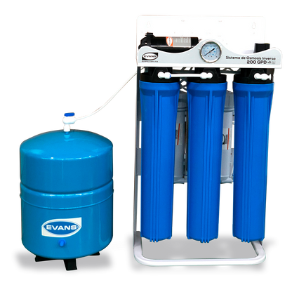 Purificador De Agua Con Ósmosis Inversa 200 GALONES - EVANS (RO-200G-D02)