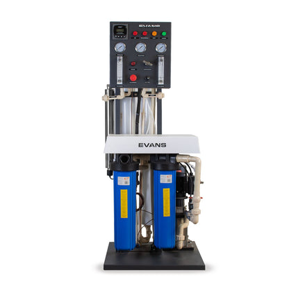 Purificador EVANS Industrial 4 Etapas con Ósmosis Inversa, UV y 3600 GPD (RO-3600G)