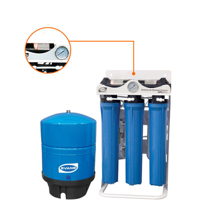 Purificador De Agua Con Ósmosis inversa 400 GALONES - EVANS (RO-400G-D02)