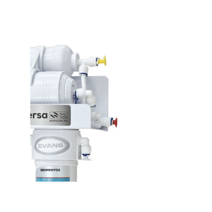 Purificador EVANS con Osmosis Inversa, 5 Etapas, Sin bomba (RO-50G-FFC)