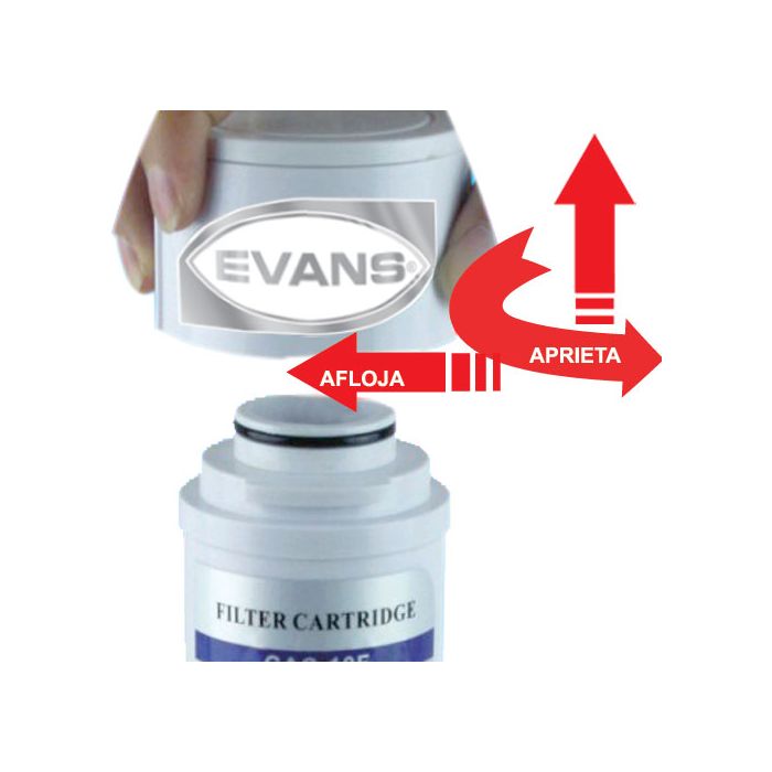 Purificador EVANS con Osmosis Inversa, 5 Etapas, Sin bomba (RO-50G-FFC)
