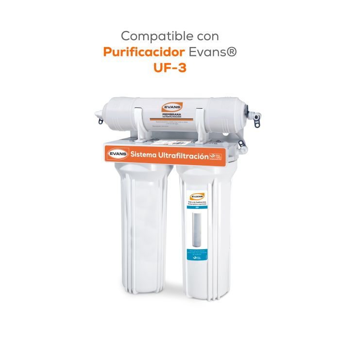Cartucho Membrana De Ultrafiltración Para Modelos Wp-3, Uf-3 Y Wp-2 - EVANS (UF-10Q)