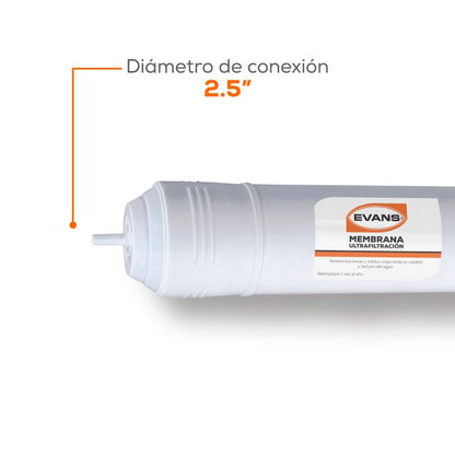 Cartucho Membrana De Ultrafiltración Para Modelos Wp-3, Uf-3 Y Wp-2 - EVANS (UF-10Q)