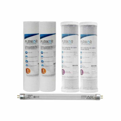 Kit PURIKOR UV Básico - Mantenimiento 12M (KIT12-FB3UV)