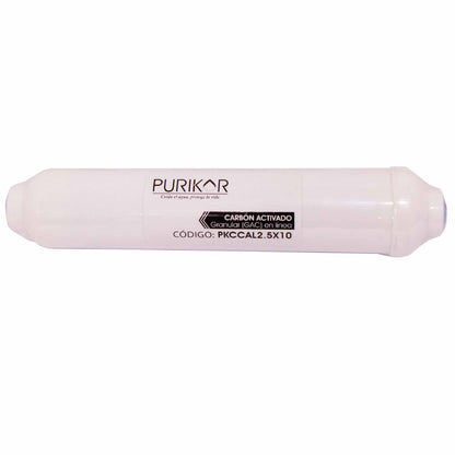 Filtro de Cartucho de Carbón Activado Granular en Línea PURIKOR (PKCCAL2.5X10)