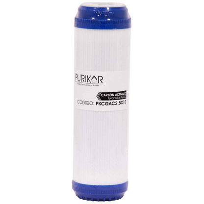 Filtro Cartucho de Carbón Activado Granular PURIKOR (PKCGAC2.5X10)