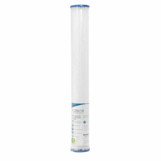 Filtro de Cartucho Plegable para Sedimentos 5 Micras 20" PURIKOR (PKCPL2.5X20X5)