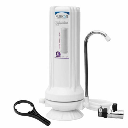 Purificador PURIKOR 1 Etapa con Filtración Básica POU, 5 Micras (PKF-1/T)