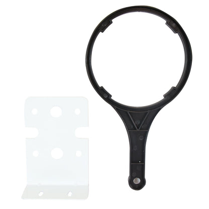 Portafiltros Transparente con Tapa Negra 1" para Cartucho 10" PURIKOR (PKPFBT-10X1P)