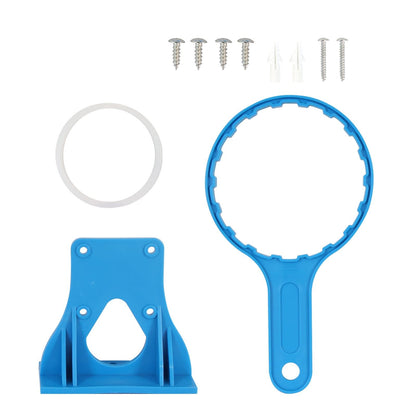 Portafiltros Transparente con Tapa Azul 3/4" para Cartucho 10" PURIKOR (PKPFT-10X0.75P)