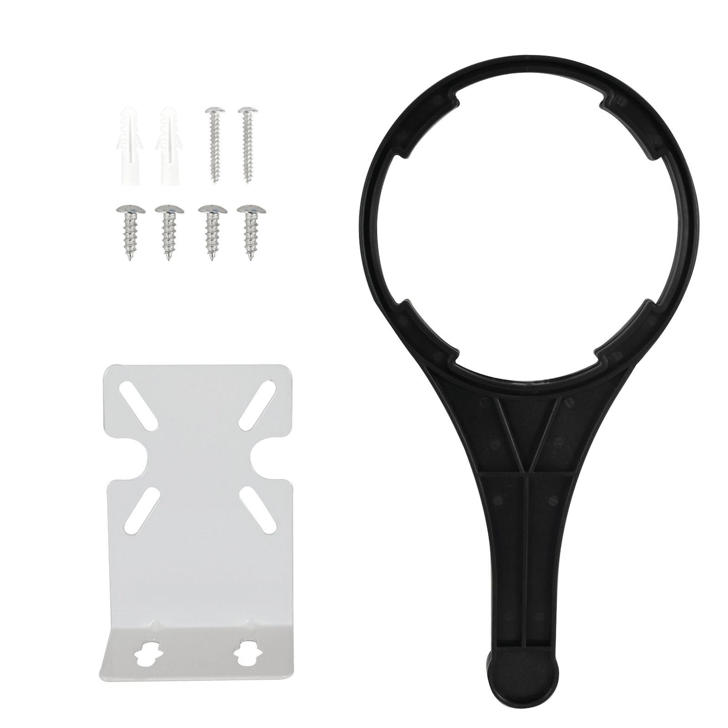 Portafiltros Transparente con Tapa Negra 3/4" para Cartucho 20" PURIKOR (PKPFT-20X0.75P)