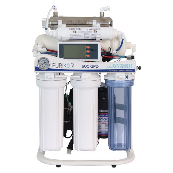 Purificador PURIKOR 6 Etapas con Ósmosis Inversa, UV y Alta Producción (PKRO600-6UVPM)