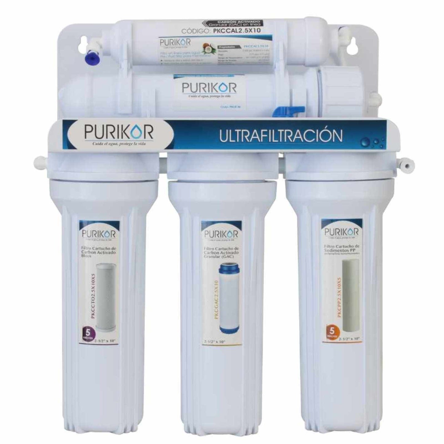 Purificador PURIKOR 5 Etapas con Ultrafiltración POU, 5 Micras (PKUF-5)
